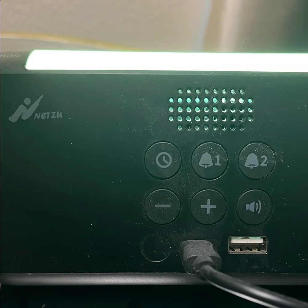 Digital Alarm Clock with LED Display - Picture 3 of 4